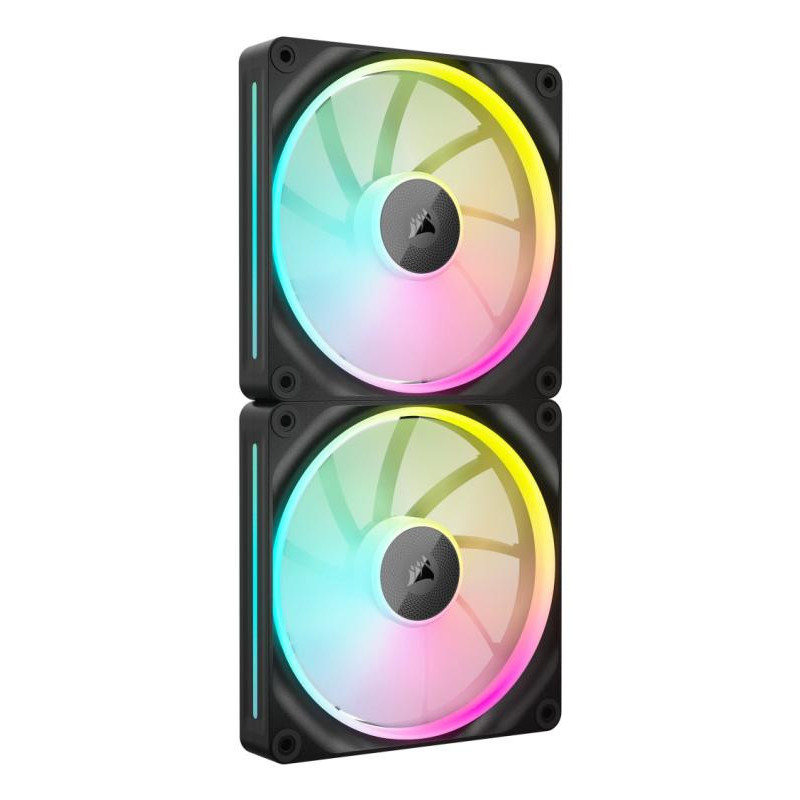Corsair CO-9051028-WW système de refroidissement d’ordinateur Boitier PC Ventilateur 14 cm Noir 2 pièce(s)