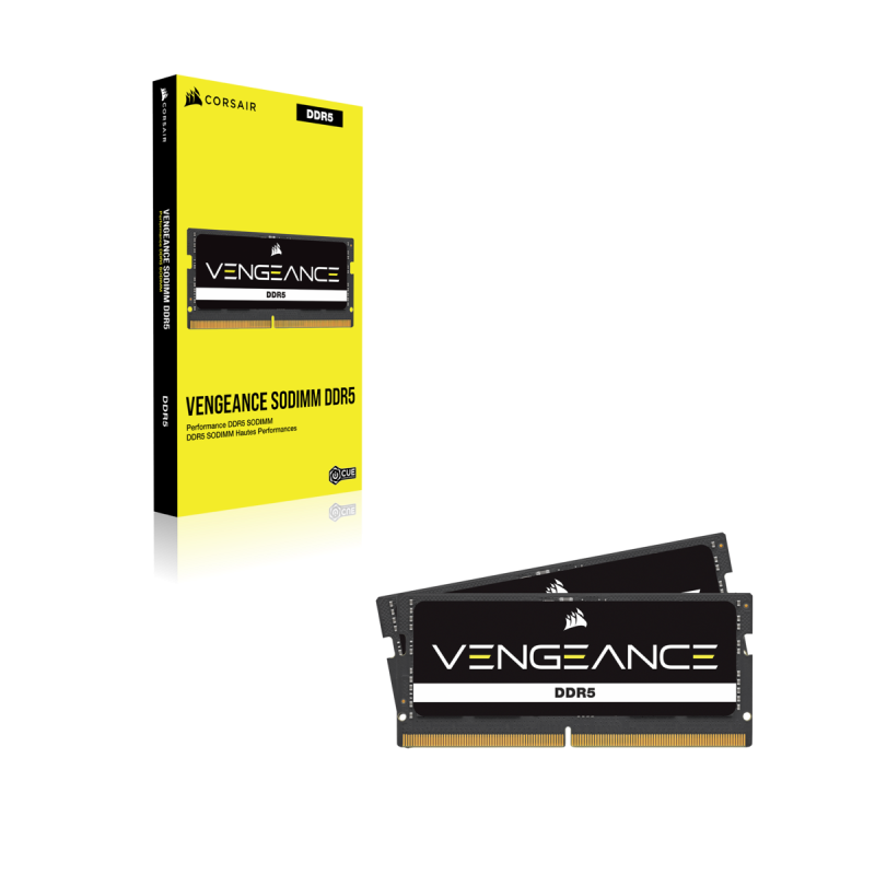 Corsair Vengeance SODIMM DDR5 32 GO (1X 32GO) 4800 MHZ Noir