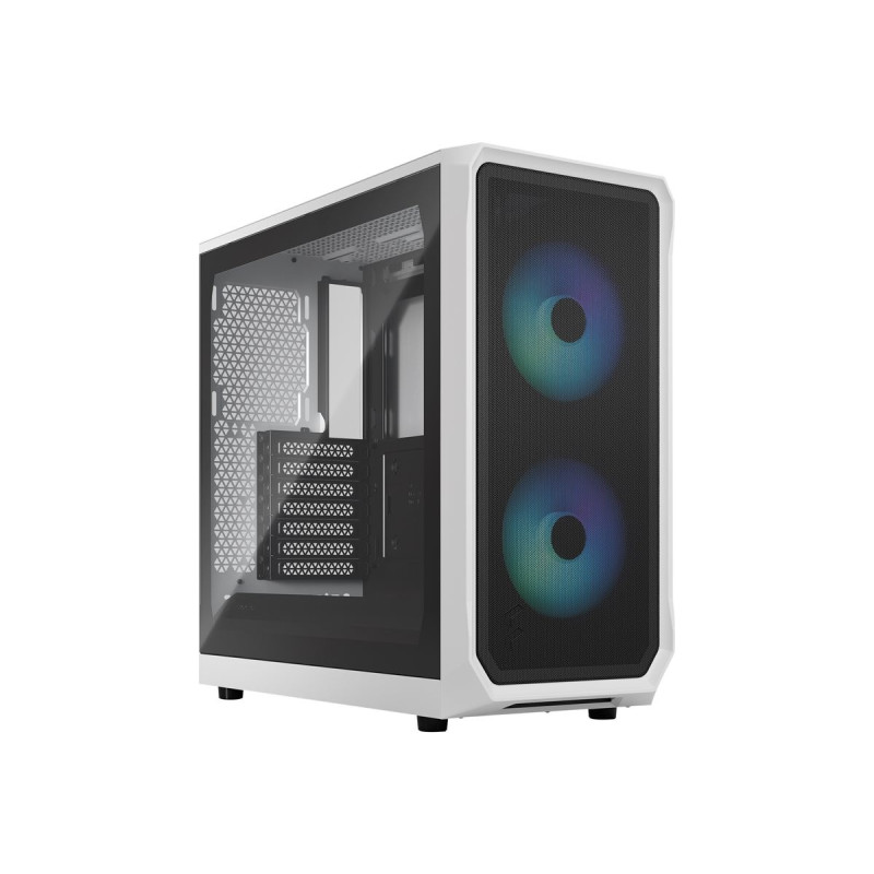 Fractal Design Focus 2 RGB White TG Clear Tint