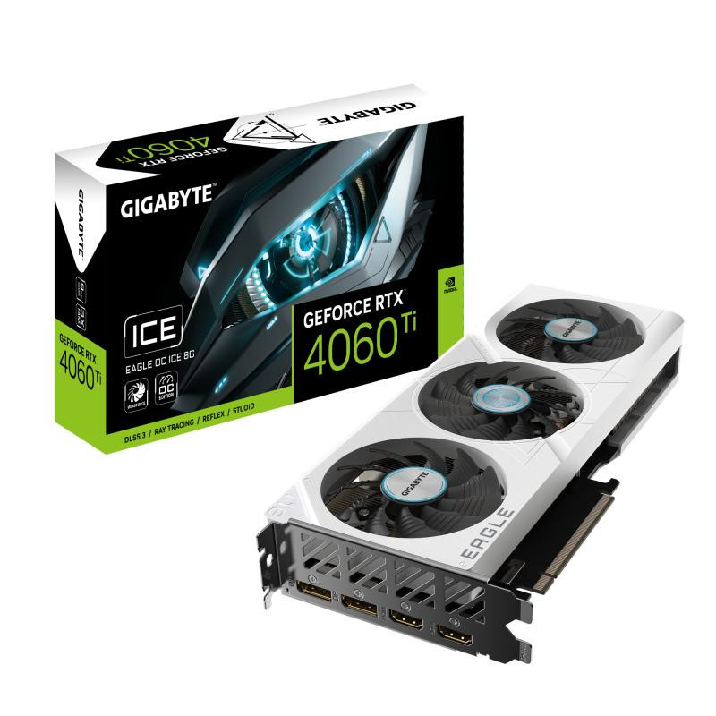 Gigabyte GeForce RTX 4060 Ti Eagle OC ICE 8G Nvidia 8 Go GDDR6