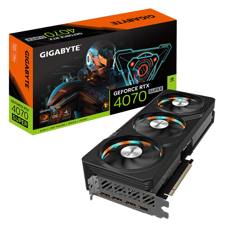 Gigabyte Gaming GeForce RTX 4070 Super OC 12G Nvidia 12 Go GDDR6X