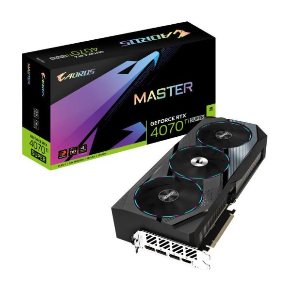 Gigabyte Aorus GeForce RTX 4070 Ti Super Master 16G Nvidia 16 Go GDDR6X