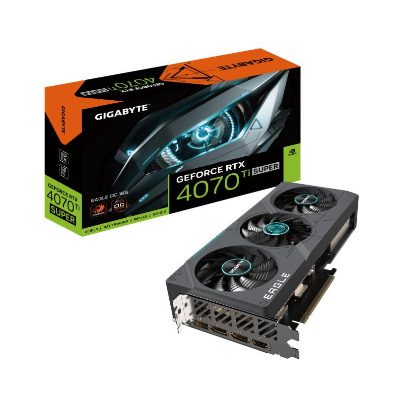 GIGABYTE EAGLE GeForce RTX 4070 Ti SUPER OC 16G NVIDIA 16 Go GDDR6X