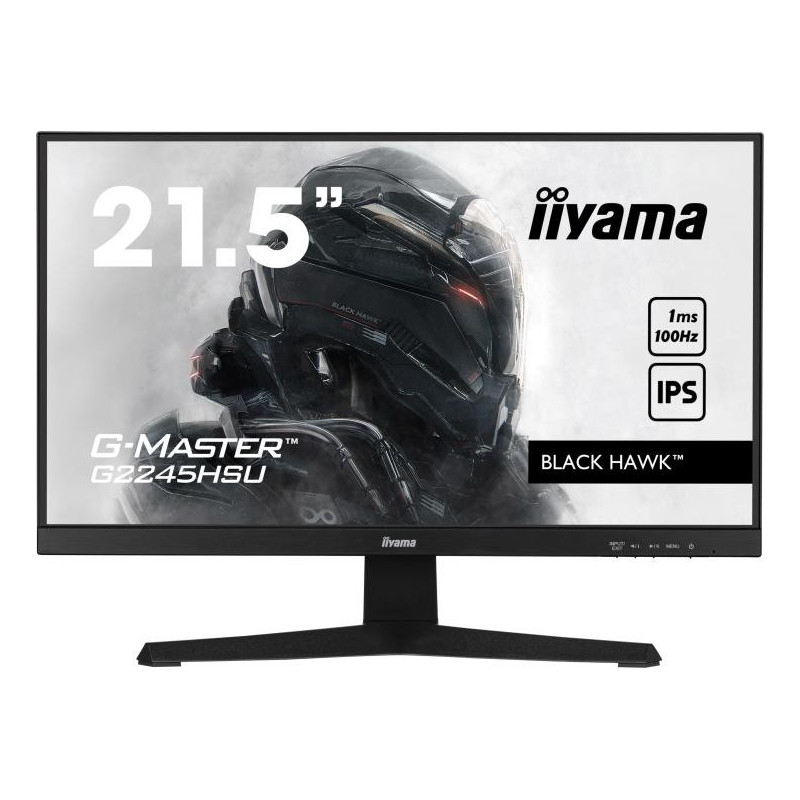 iiyama G-MASTER G2245HSU-B1 écran plat de PC 55,9 cm (22") 1920 x 1080 pixels Full HD LED Noir
