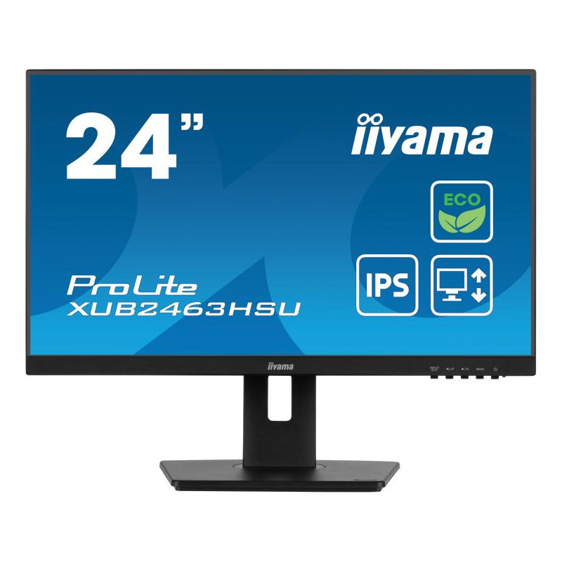 iiyama ProLite XUB2463HSU-B1 écran plat de PC 61 cm (24") 1920 x 1080 pixels Full HD LED Noir