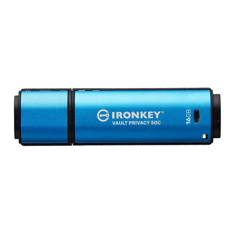 Kingston IronKey 16 Go USB-C Vault Privacy 50C chiffrée AES-256, Fips 197