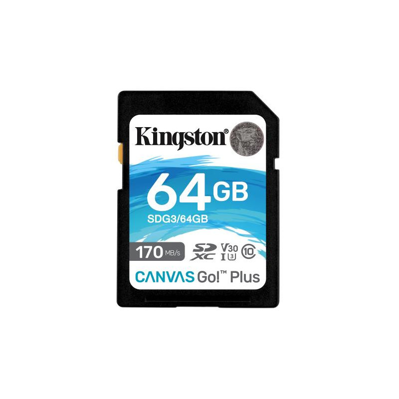 KINGSTON 64GB SDXC Canvas Go Plus *SDG3/64GB