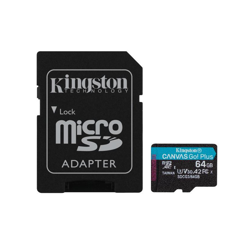 KINGSTON microSDXC Canvas Go Plus 64G *SDCG3/64GB