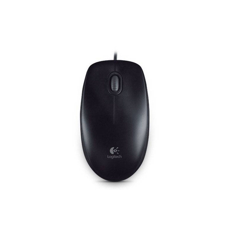 Logitech B100 souris Bureau Ambidextre USB Type-A Optique 800 DPI