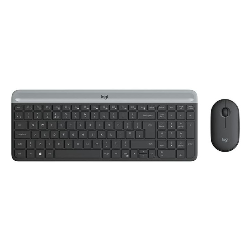 Logitech KIT MK470 Slim Noir