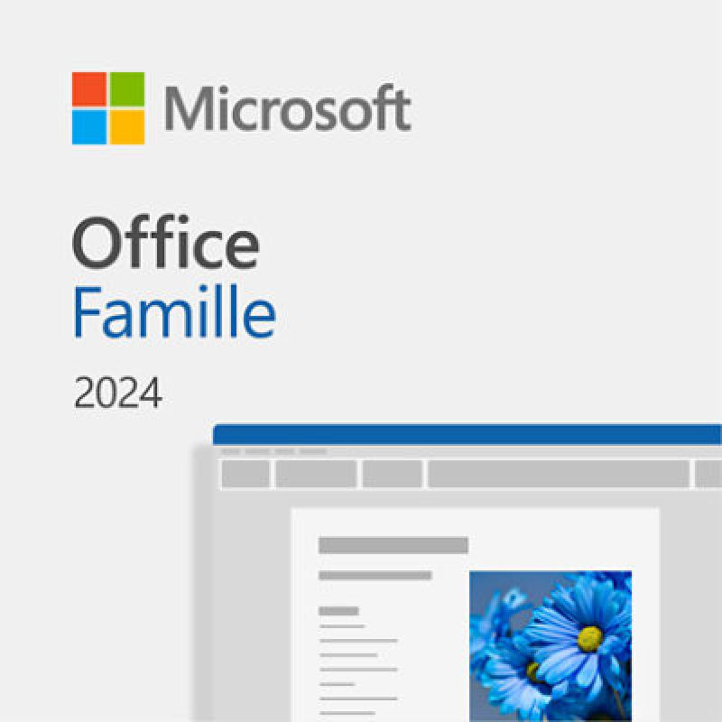 Microsoft Office Famille et Etudiant 2024