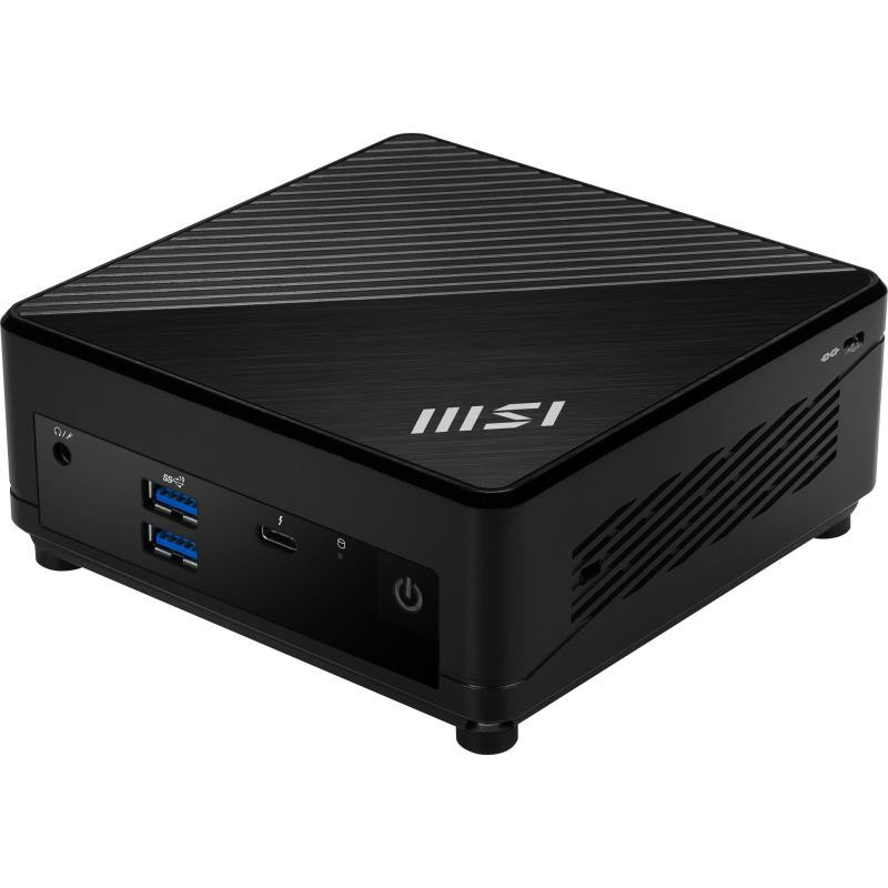 MSI Cubi 5 12M-001EU PC/poste de travail Intel® Core™ i7 i7-1255U 16 Go DDR4-SDRAM 512 Go SSD Windows 11 Home Mini PC Noir