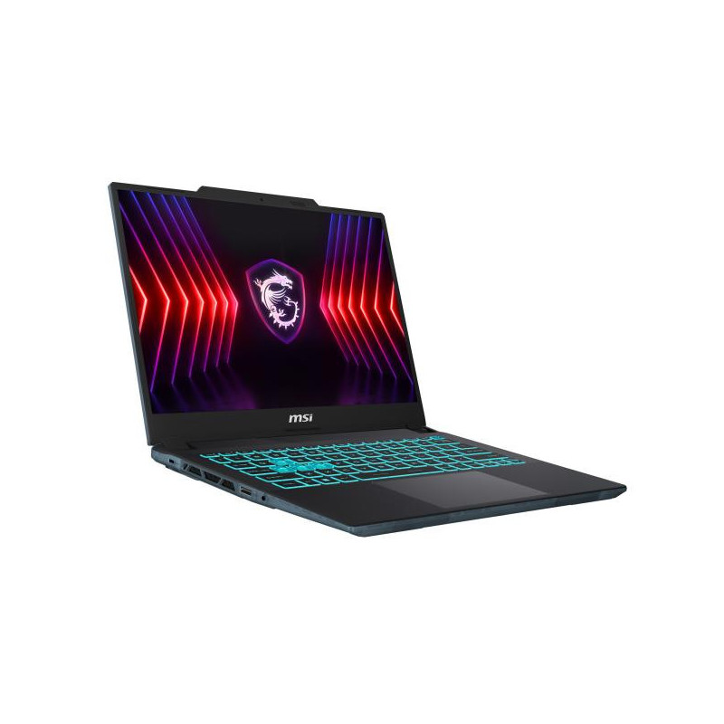 MSI Cyborg 14 A13VF-002FR Intel® Core™ i5 i5-13420H Ordinateur portable 35,6 cm (14") Full HD+ 16 Go DDR5-SDRAM 1 To SSD NVIDIA GeForce RTX 4060 Wi-Fi 6E (802.11ax) Windows 11 Home Noir