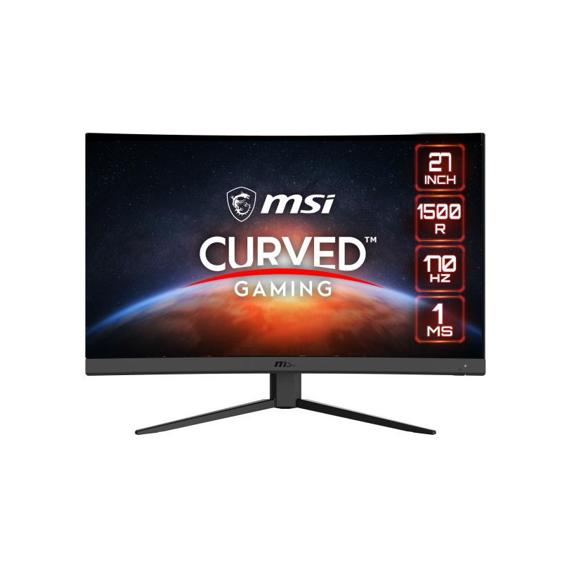 MSI G27CQ4 E2 écran plat de PC 68,6 cm (27") 2560 x 1440 pixels Wide Quad HD LCD Noir