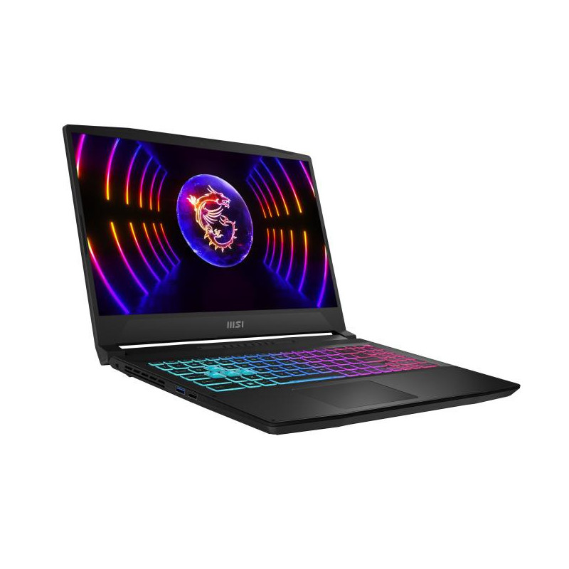 MSI Katana 15 B13VEK-1698XFR Intel® Core™ i5 i5-13420H Ordinateur portable 39,6 cm (15.6") Full HD 16 Go DDR5-SDRAM 512 Go SSD NVIDIA GeForce RTX 4050 Wi-Fi 6E (802.11ax) DOS gratuit Noir