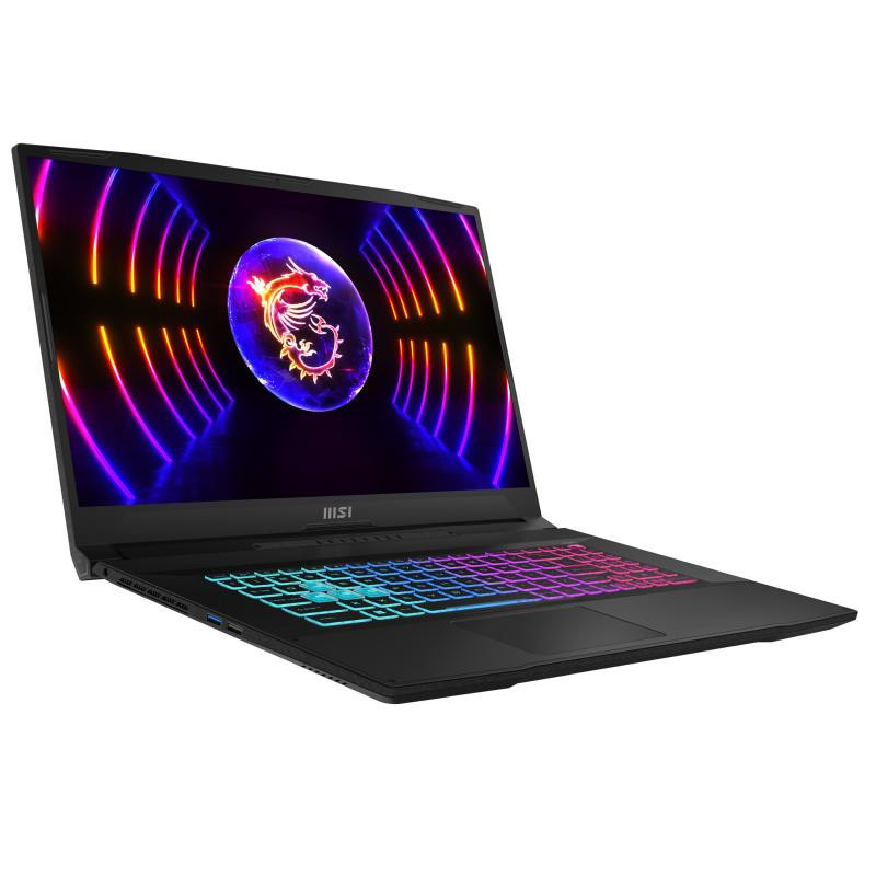 MSI Katana 17 B13UDXK-1051FR Intel® Core™ i7 i7-13620H Ordinateur portable 43,9 cm (17.3") Full HD 32 Go DDR5-SDRAM 1 To SSD NVIDIA GeForce RTX 3050 Wi-Fi 6E (802.11ax) Windows 11 Pro Noir