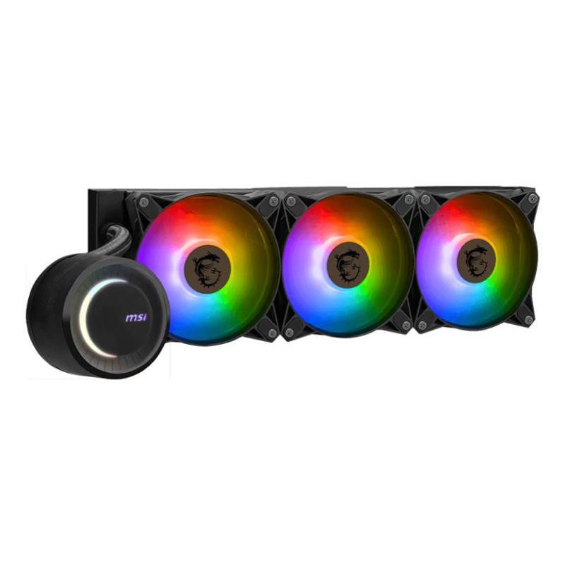 MSI MAG CORELIQUID E360 système de refroidissement d’ordinateur Carte-mère, Processeur Kit de refroidissement du liquide 12 cm Noir