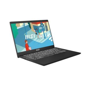 MSI Modern 14 C13M-414XFR Intel® Core™ i5 i5-1335U Ordinateur portable 35,6 cm (14") Full HD 8 Go DDR4-SDRAM 512 Go SSD Wi-Fi 6 (802.11ax) DOS gratuit Noir