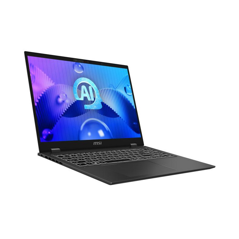 MSI Prestige 16 AI Studio B1VFG-045FR Intel Core Ultra 7 155H Ordinateur portable 40,6 cm (16") Quad HD+ 32 Go LPDDR5-SDRAM 1 To SSD NVIDIA GeForce RTX 4060 Wi-Fi 7 (802.11be) Windows 11 Pro Gris