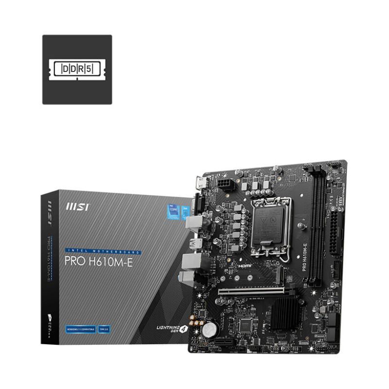 MSI PRO H610M-E DDR5
