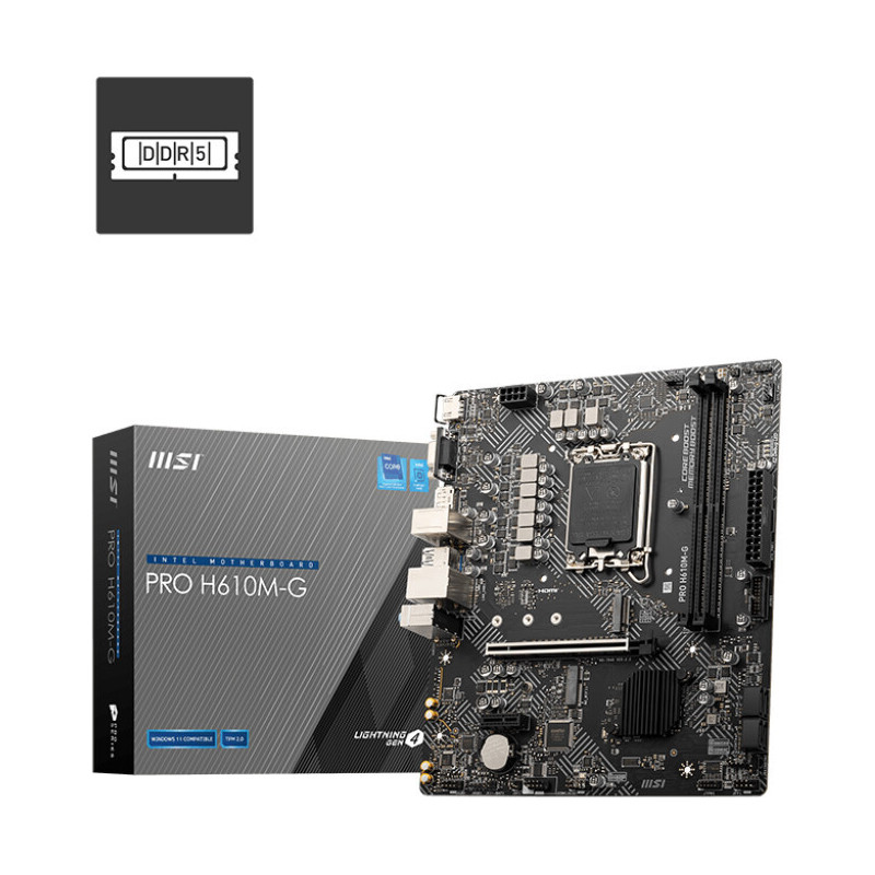 MSI PRO H610M-G DDR5
