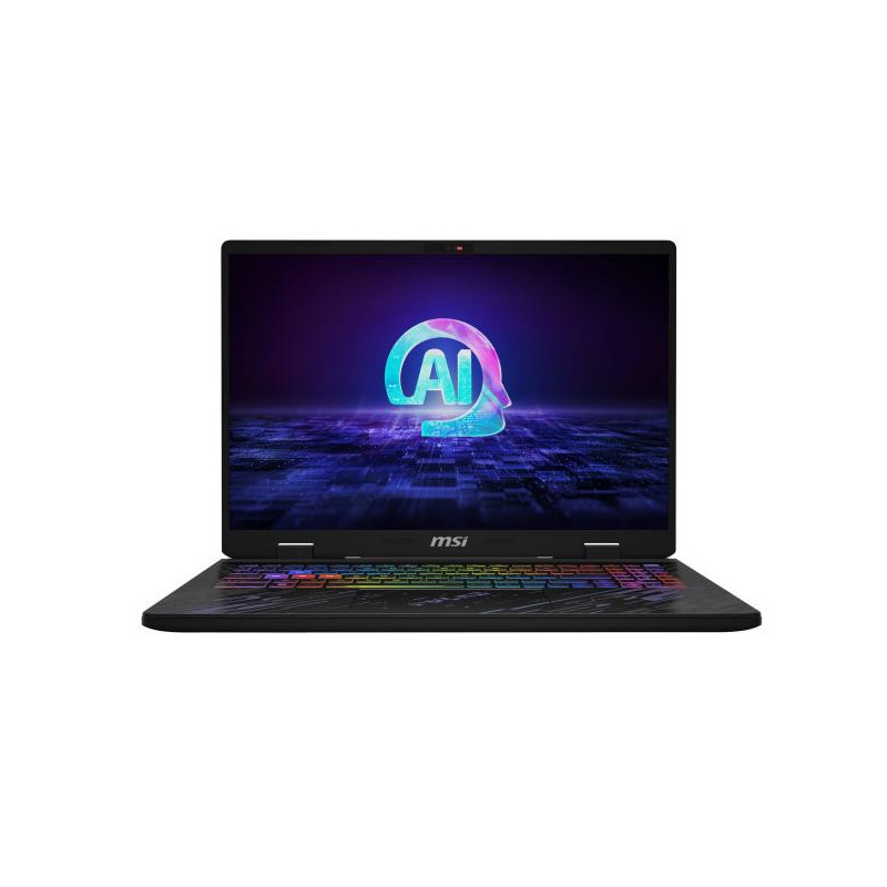 MSI Pulse 16 AI C1VGKG-003FR Intel Core Ultra 9 185H Ordinateur portable 40,6 cm (16") Quad HD+ 32 Go DDR5-SDRAM 1 To SSD NVIDIA GeForce RTX 4070 Wi-Fi 6E (802.11ax) Windows 11 Pro Noir