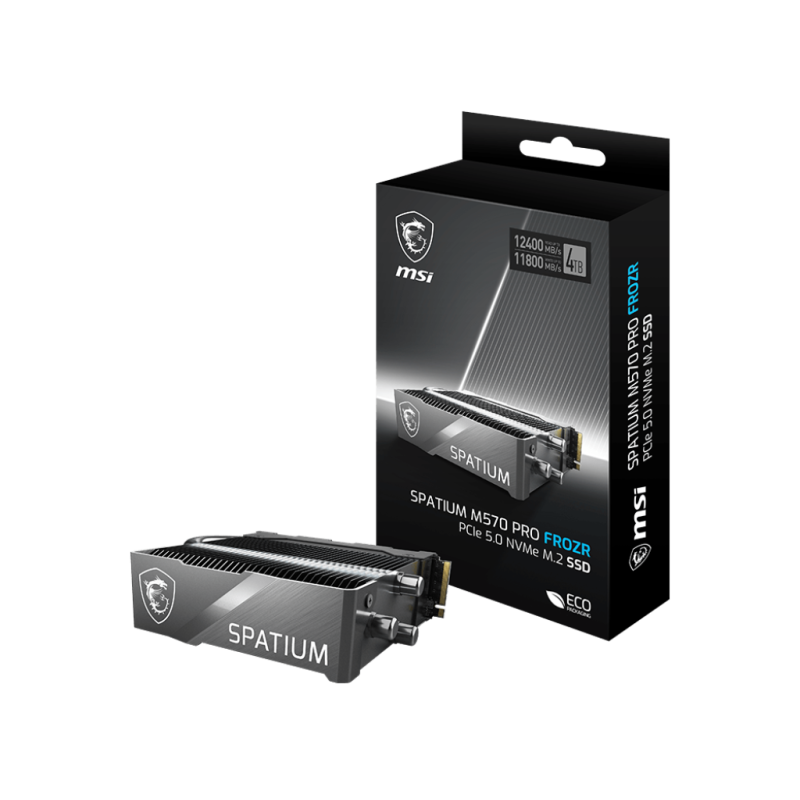 MSI SPATIUM M570 PRO PCIE 5.0 NVME M.2 2TB FROZR disque SSD 2 To PCI Express 5.0 3D NAND
