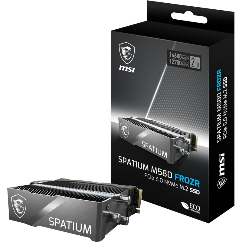 MSI SSD Spatium M580 PCIe 5.0 NVMe M.2 / 2TB Frozr