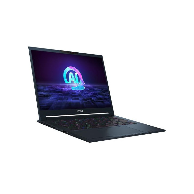 MSI Stealth 14 AI Studio A1VFG-005FR Intel Core Ultra 7 155H Ordinateur portable 35,6 cm (14") 2.8K 16 Go DDR5-SDRAM 1 To SSD NVIDIA GeForce RTX 4060 Wi-Fi 7 (802.11be) Windows 11 Home Bleu