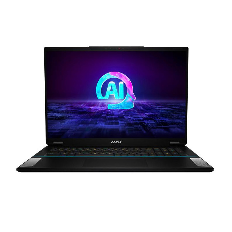 MSI Stealth 18 AI Studio A1VFG-003FR Intel Core Ultra 7 155H Ordinateur portable 45,7 cm (18") Quad HD+ 32 Go DDR5-SDRAM 1 To SSD NVIDIA GeForce RTX 4060 Wi-Fi 7 (802.11be) Windows 11 Pro Noir