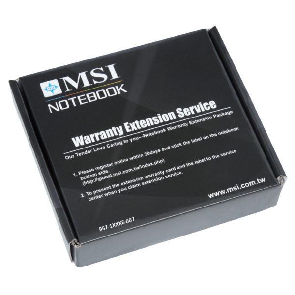 MSI Extension de Garantie 1 AN Portable MSI