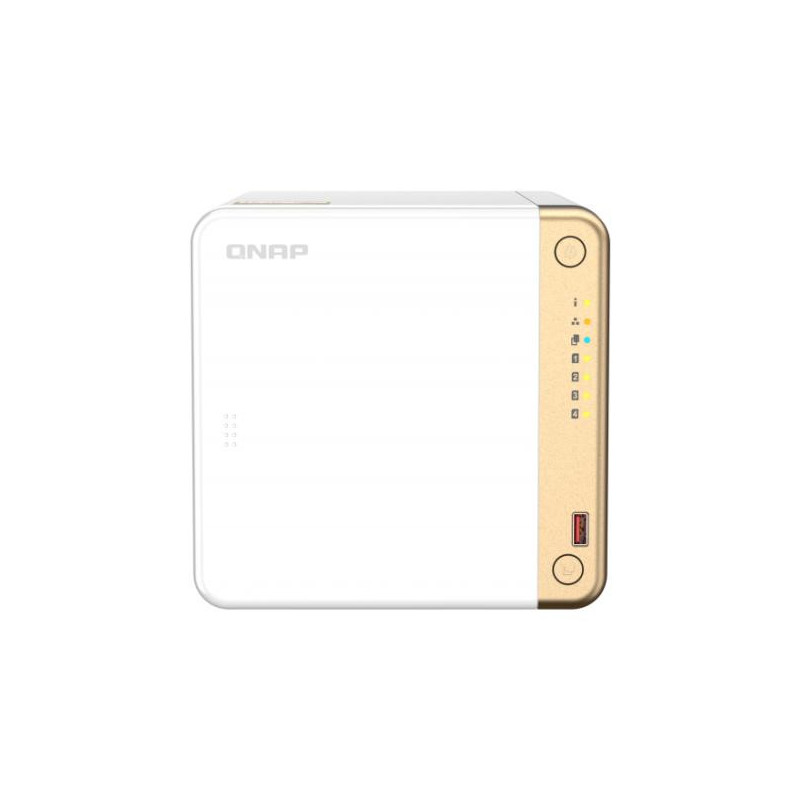 QNAP TS-462-4G serveur de stockage NAS Tower Intel® Celeron® N4505 2 Go DDR4 QNAP QTS Blanc