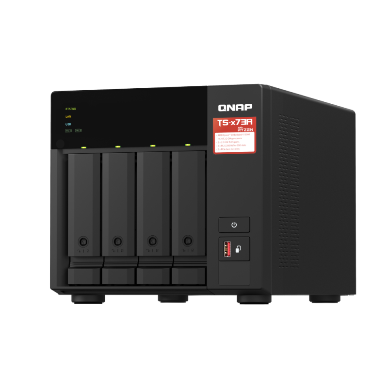 QNAP TS-473A-SW5T Serveur NAS 4 Baies + QSW-1105-5T