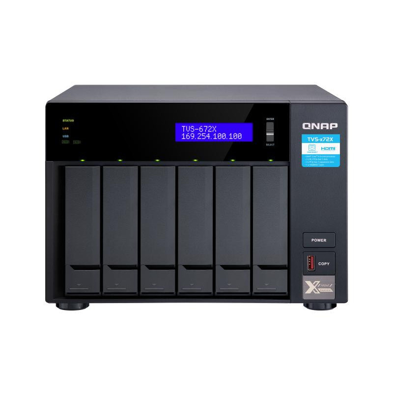 QNAP TVS-672X-i5-8G Serveur NAS 6 Baies