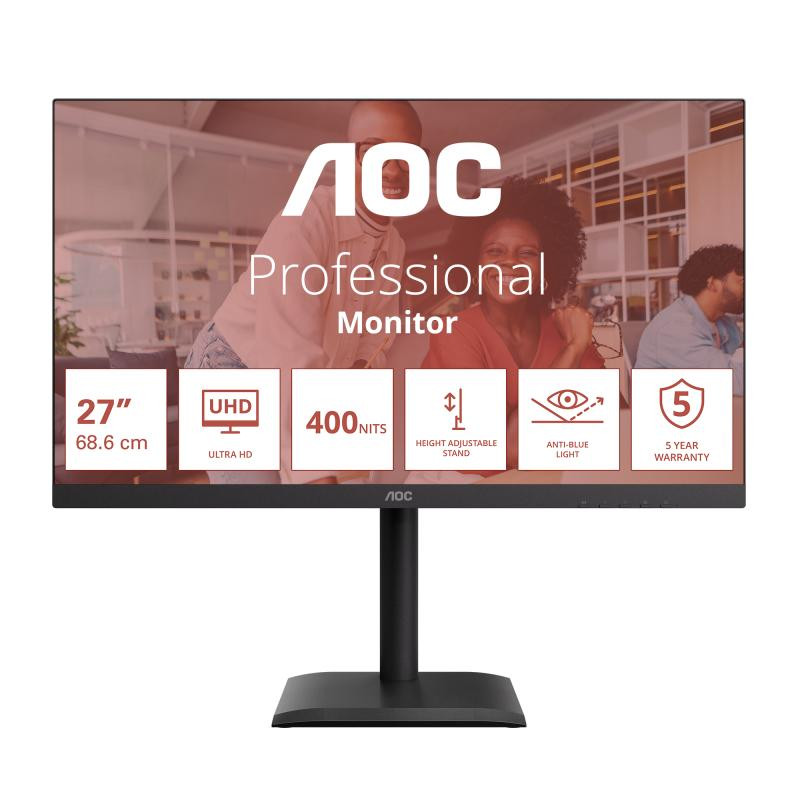 AOC E4 U27E4CV · 27″, 4K UHD