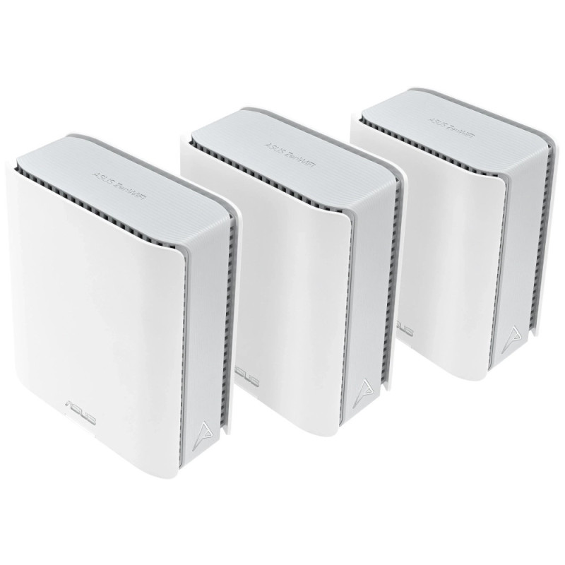 ASUS ZenWiFi BT10 (W-3-PK) Tri-bande (2,4 GHz / 5 GHz / 6 GHz) Wi-Fi 7 (802.11be) Blanc Interne