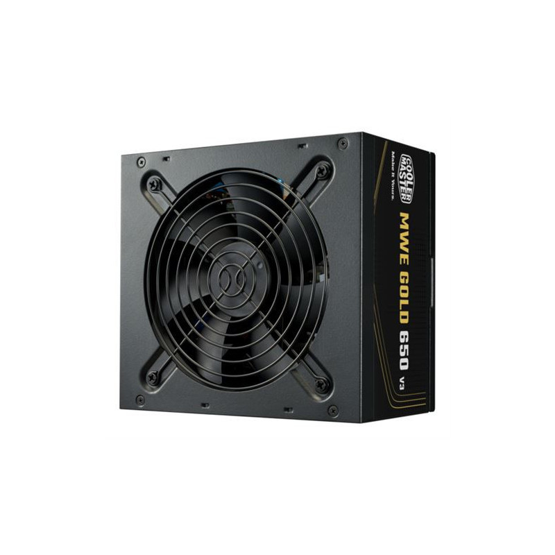 Cooler Master MWE Gold 650 V3 NonModulaire - ATX 3.1 - 80+ Gold - 650 Watts