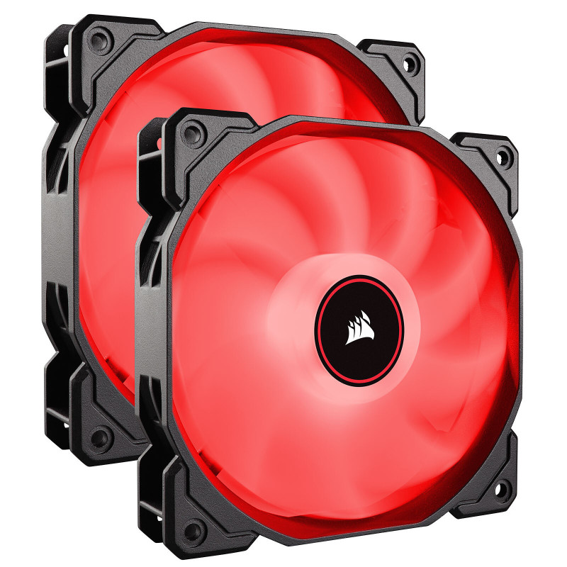 Corsair LED Fan AF140-LED Rouge Pack de 2