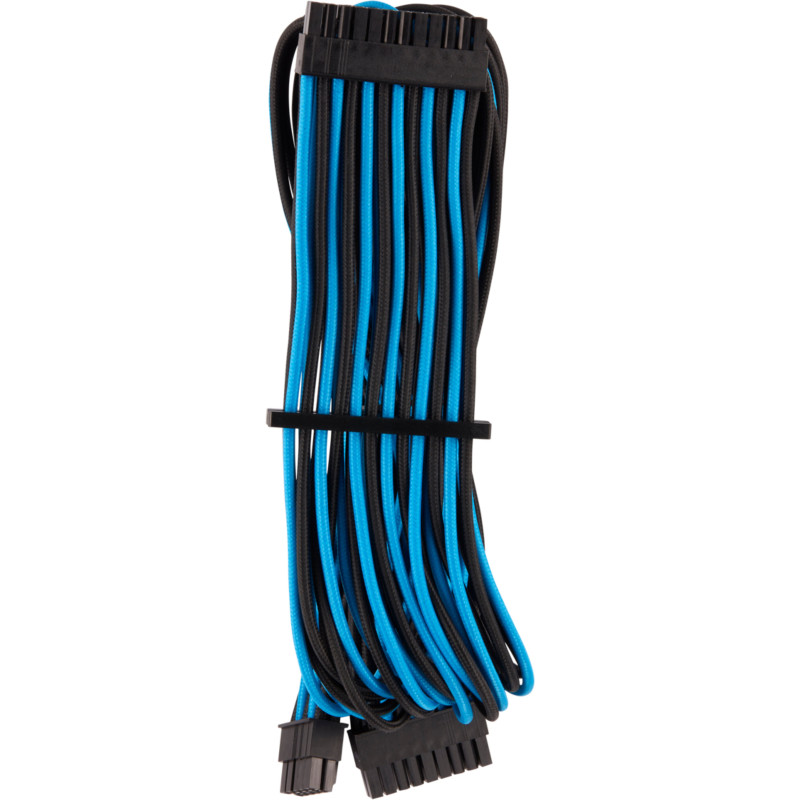 Corsair Premium m Sleeved ATX 24pin Bleu/Noir