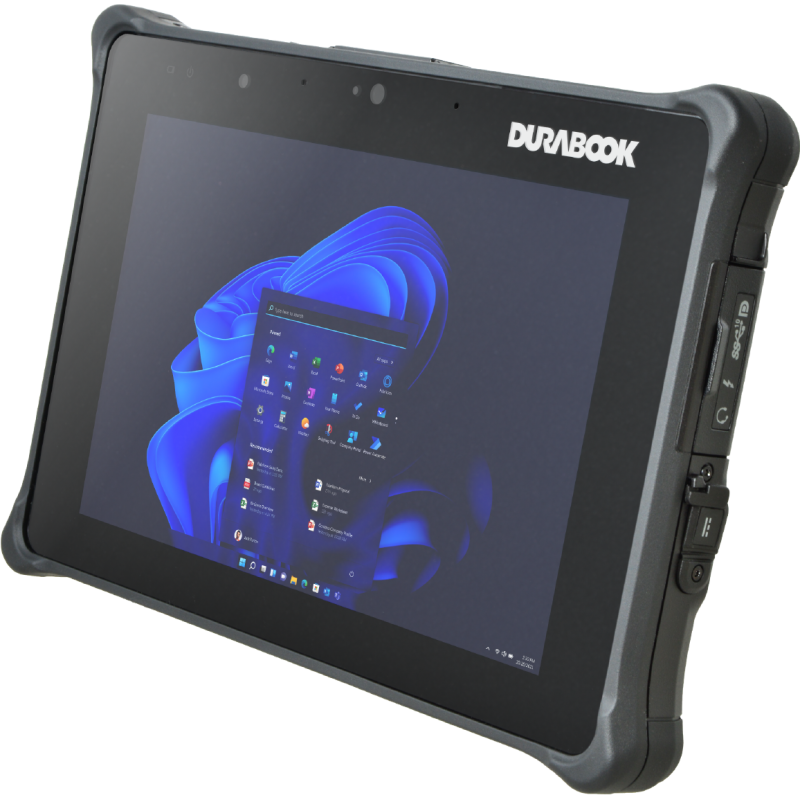 Durabook R8 Intel® Core™ i5 128 Go 20,3 cm (8") 8 Go Wi-Fi 6E (802.11ax) Windows 11 Pro Noir