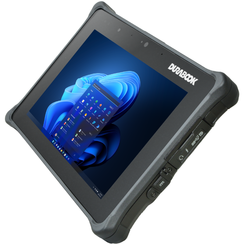 Durabook R8 Intel® Pentium® Gold 128 Go 20,3 cm (8") 8 Go Wi-Fi 6E (802.11ax) Windows 11 Pro Noir