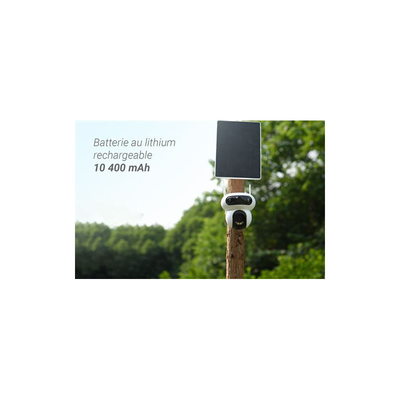 Ezviz HB90X 4G & Wifi Kit - Caméra 4G à double objectif avec enregistrement cont