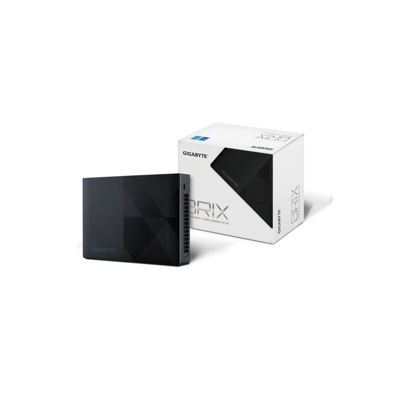 Gigabyte GB-BNIP-N100 barebone PC/ poste de travail Noir BGA 1264