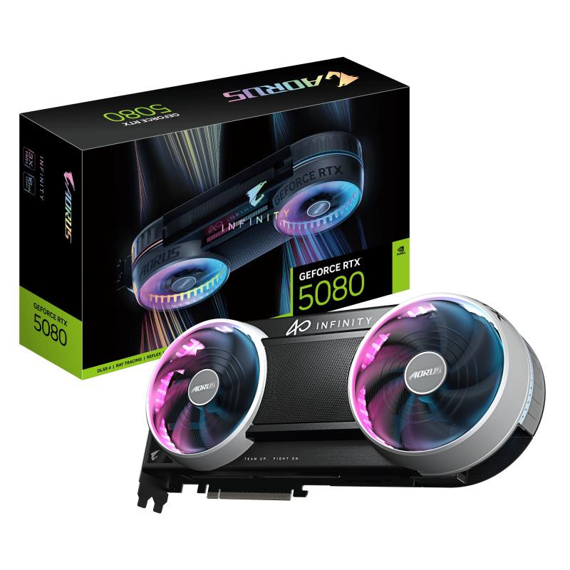 Gigabyte Aorus GeForce RTX 5080 Infinity 16G