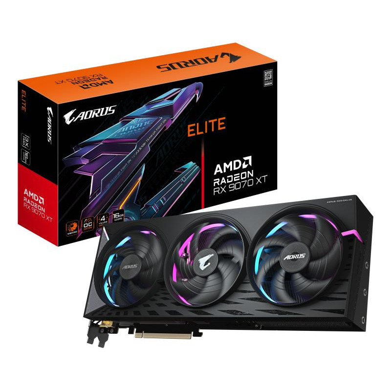 Gigabyte Aorus Radeon RX 9070 XT Elite 16G