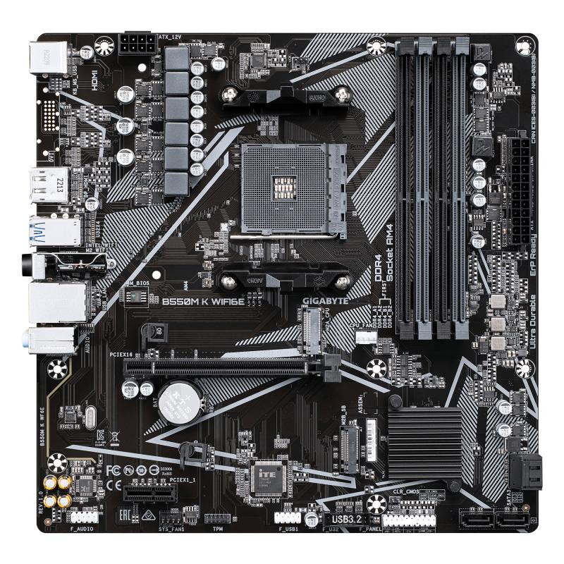 Gigabyte B550M K WF6E