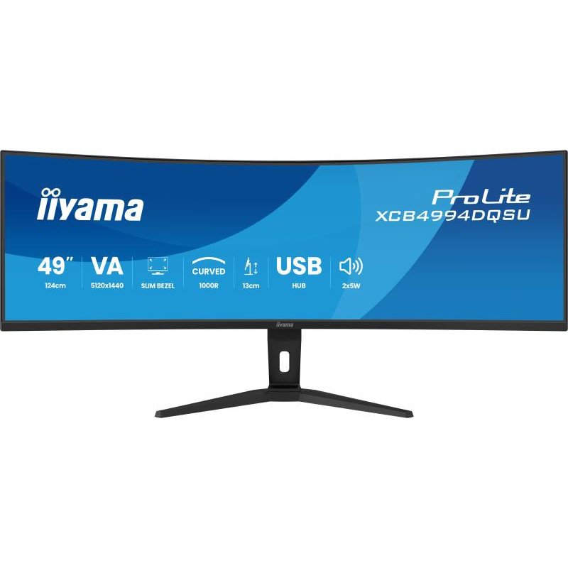 iiyama ProLite XCB4994DQSU-B1 · 49″, DQHD