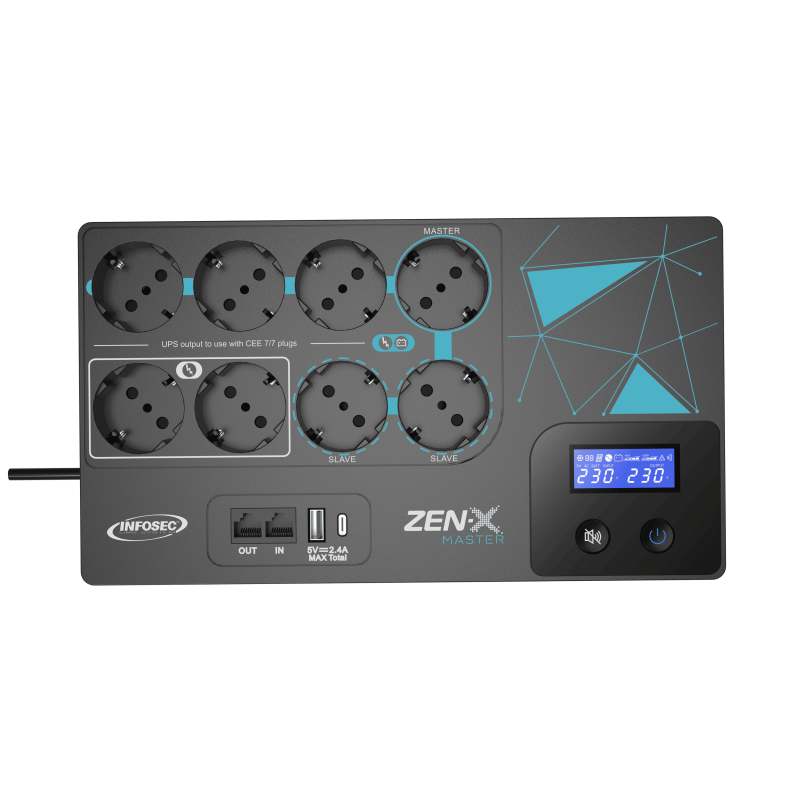 Infosec Zen-X Master 600 FR/SCHUKO