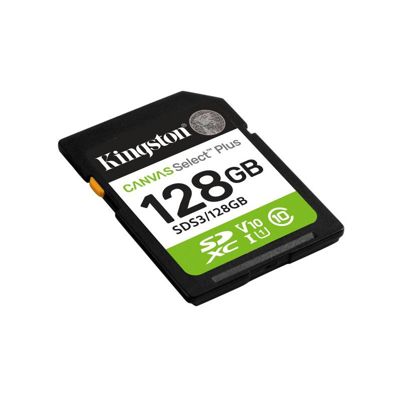 Kingston Carte memoire 128GB Sdxc Canvas Select Plus