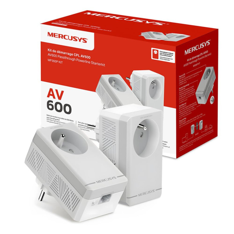 Mercusys MP300P ( Pack de 2 ) CPL  *MP300P KIT